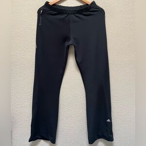 Adidas Clima-Lite Sample Zippered Black & Pink Mesh Panel Tights Womens Size M